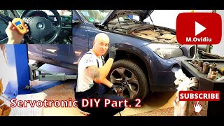 BMW x1 e84 Servotronic Retrofit SA216A DIY Part 2 [upl. by Harvie]