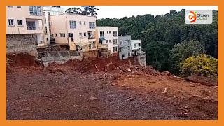 Houses at Peponi View Estate evacuated after adjacent construction interfered with the foundation [upl. by Heyman]