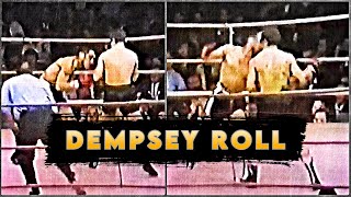 Dempsey Roll in real life Jack Dempsey Takeshi Fuji Mike Tyson [upl. by Candra]