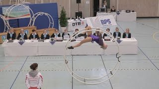 Deutsche Meisterschaften Rhönrad Mehrkampf 2014 2 Platz Yana Looft [upl. by Zap]