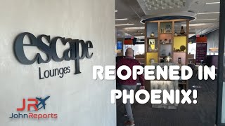 Escape Lounge reopens at Phoenix PHX Sky Harbor [upl. by Osrick]