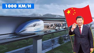 This Chinese Maglev Train Will Travel at 1000 Kmh [upl. by Nortad89]