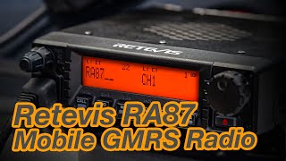 Retevis RA87 40w GMRS Mobile Radio [upl. by Bedad]