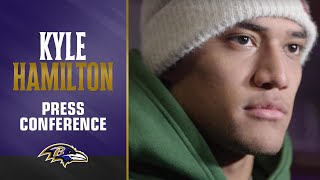 Kyle Hamilton on His Ankle Injury  Baltimore Ravens [upl. by Debbie]