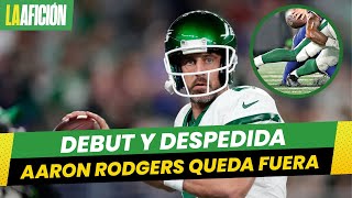 Aaron Rodgers se rompe el tendón de Aquiles y es baja toda la temporada con los Jets [upl. by Notlew435]