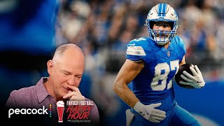 Sam LaPorta Michael Pittman Jr disappoint in Week 2  Fantasy Football Happy Hour  NFL on NBC [upl. by Wilhelmina]