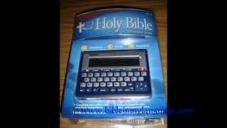 The NIV Franklin Electronic Holy Bible  New International Version [upl. by Nosle]