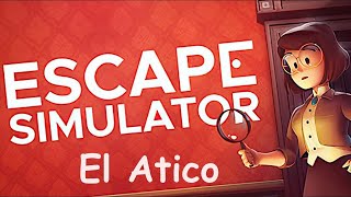 Guia Escape Simulator  Español  La Mansion Edgewood  El Atico Todas las Fichas [upl. by Fish]