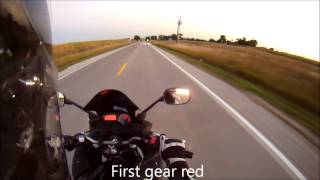 2009 Yamaha FZ6R Acceleration [upl. by Pavkovic]