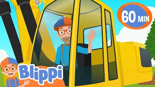 Excavator Song  BLIPPI  Educational Songs For Kids [upl. by Lillian]