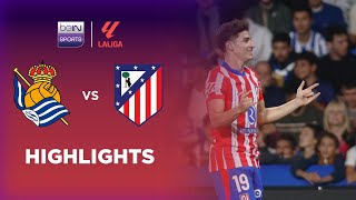 Real Sociedad 11 Atletico Madrid  LaLiga 2425 Match Highlights [upl. by Ahsilem]