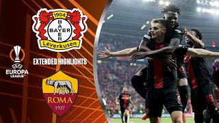 Bayer Leverkusen vs Roma Extended Highlights  UEL SemiFinals 2nd Leg  CBS Sports Golazo [upl. by Annetta]