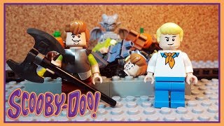 HALLOWEEN CONTEST Shaggy and Fred Lego Scooby Doo Random Brick Bodies Stop Motion Animation [upl. by Bickart]