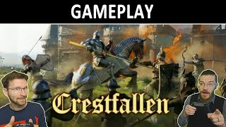 Crestfallen Medieval Survival  GAMEPLAY [upl. by Ennairam]