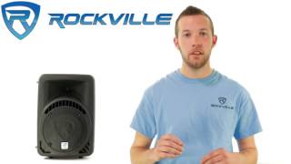 Rockville RPG8BT 8quot Inch Powered 400W DJ PA Speaker BlueTooth USB SD Remote [upl. by Cita84]