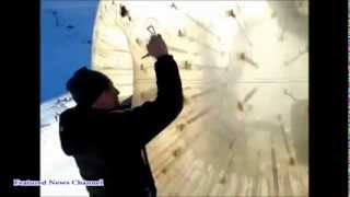 ZORBING DEADLY ZORB TRAGEDY AT RUSSIAN SKI RESORT CAUGHT  ZORB BALL EXTREME RUSSIA ACCIDENTS 2013 [upl. by O'Hara909]