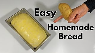 Homemade Bread for Beginners  Quick and Easy Recipe [upl. by Orlene]