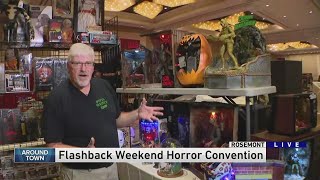 Around Town previews the Flashback Weekend Horror Convention [upl. by Annanhoj311]