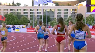 Womens 100m Pia Skrzyszowska winning moments  Track and Field  Sports [upl. by Eveneg]