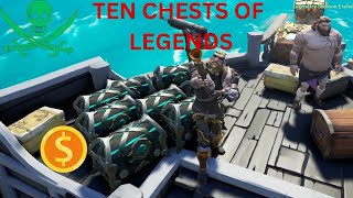 Stealing GILDED ATHENAS in Sea of Thieves [upl. by Eecal]