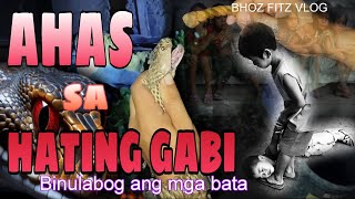 AHAS SA GABI BINULABOG ANG MGA BATANG NAGLALARO [upl. by Harriott]