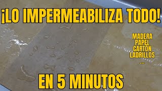 ¡Impermeabilízalo TODO por solo 2€ con este invento absurdo [upl. by Veljkov]