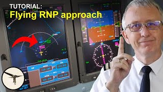 Flying the RNP approach  Tutorial  ATR 72600 [upl. by Alleirbag]