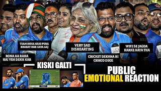 Icc World Cup 2023 Final  Public gets EMOTIONAL and HeartBreaking Reaction after India Lost [upl. by Bass]