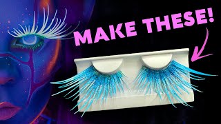 How to Make Dramatic Paper Lashes  DIY Tutorial [upl. by Camden448]