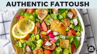 Fattoush Salad  Best Lebanese Recipe [upl. by Hankins]