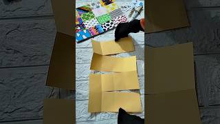 1 sheet craft book out of paper  paper book 📚mini book shortsbookminibookpapercraftdiy [upl. by Yenobe]