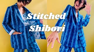 Stitched Shibori Tie Dye Technique [upl. by Hailahk]