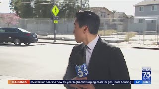 KTLA live shot on hitandrun interrupted by car wreck [upl. by Jonathon]