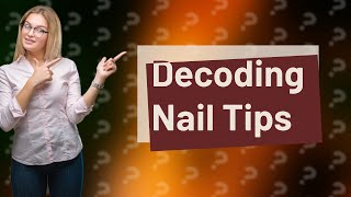 What does dark fingernail tips mean [upl. by Lammond]