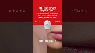 First Aid Beauty Ultra Repair Cream Review  Better Than Prescription moisturizer skinbarrier [upl. by Eng]