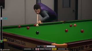 Snooker 19  147 Maximum Break 5  PS5  Master Aiming aid [upl. by Enilorac]