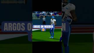 Argos on Madden CFL 🇨🇦 torontoargonauts cfl2024 madden canadianfootball [upl. by Dnalyk]