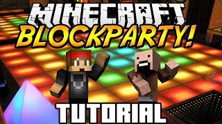 Minecraft │ BLOCKPARTY Dancing Minigame │ Plugin Tutorial [upl. by Sikleb772]