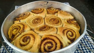 Cinnamon Rolls  No yeast  No eggs  Fluffiest cinnamon rolls with easy tips to get perfect swirl [upl. by Neraa]