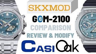 GBM2100 Comparison Review amp Modify  by SKXMOD CasiOak Gen6 quotUltraquot Modding Kit [upl. by Ahsial]