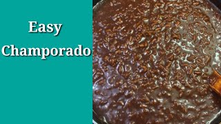 CHAMPORADO☕Rice Chocolate Porridge shorts food [upl. by Alyos]