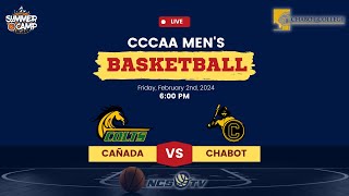 Cañada vs Chabot College Mens Basketball LIVE 2224 [upl. by Hickie167]