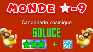 SOLUCE Monde Etoile9 CANONNADE COSMIQUE Super Mario 3D World [upl. by Brittaney]