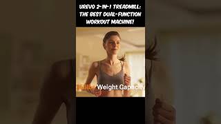 UREVO 2in1 Treadmill The Best DualFunction Workout Machine [upl. by Erised]