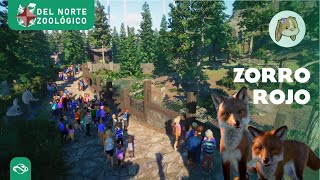 Zorro Rojo🌲Zoológico Del Norte 🧭🏔️ Planet Zoo Speed Build [upl. by Ahsiekam]