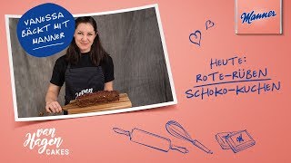 Rote RübenSchokoKuchen  Vanessa bäckt mit Manner [upl. by Hickey]