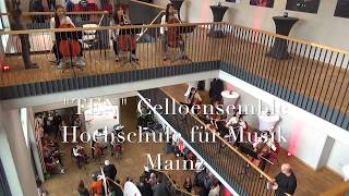 FischerDieskau quotTENquot for 10 celli hochschulefürmusikmainz [upl. by Evelin]