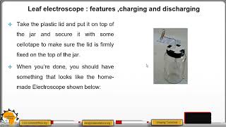 Electroscope Features Charging And Discharging [upl. by Kohsa153]