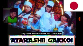 Reacting to ATARASHII GAKKO  Omakase Official Music Video [upl. by Namurt435]