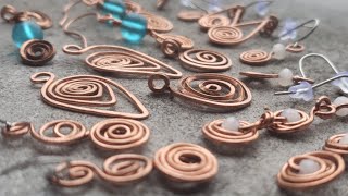 Easy Wire Earring Designs for Beginners [upl. by Barfuss]